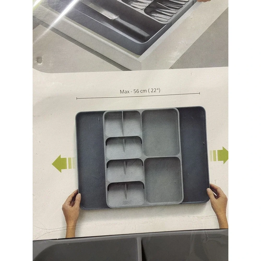 New Kitchen Drawer Organizer Tray‎ Silverware Organizer Storage Tray Expandable